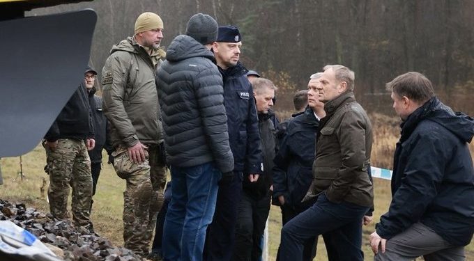 Uszkodzenie torów. "To bezprecedensowy akt dywersji" 1 Fot. X