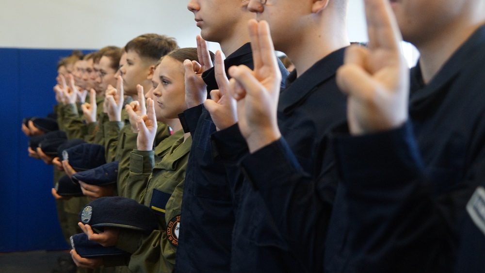 Uroczyste ślubowanie nowych kadetów 8 slubowanie zdz015