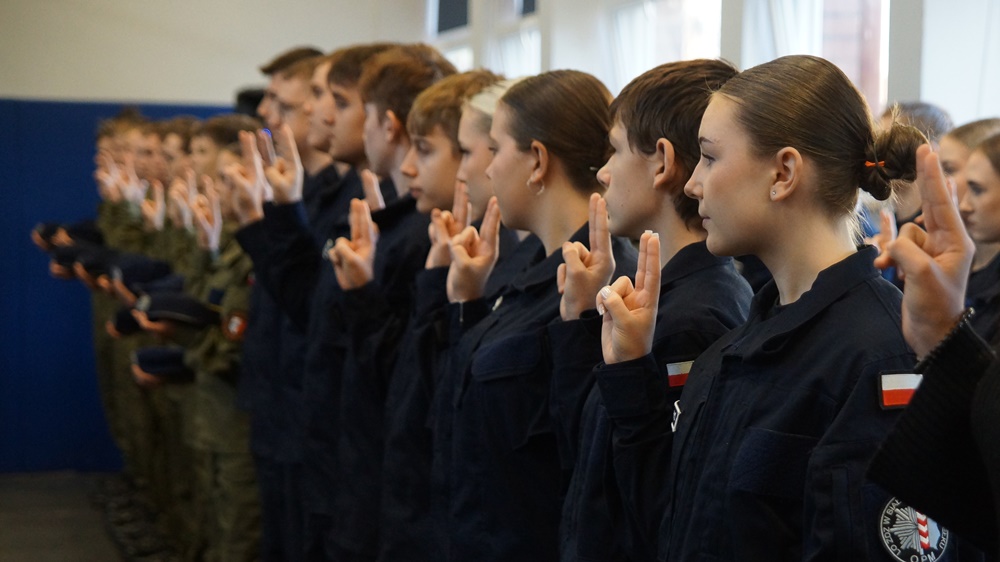 Uroczyste ślubowanie nowych kadetów 16 slubowanie zdz016
