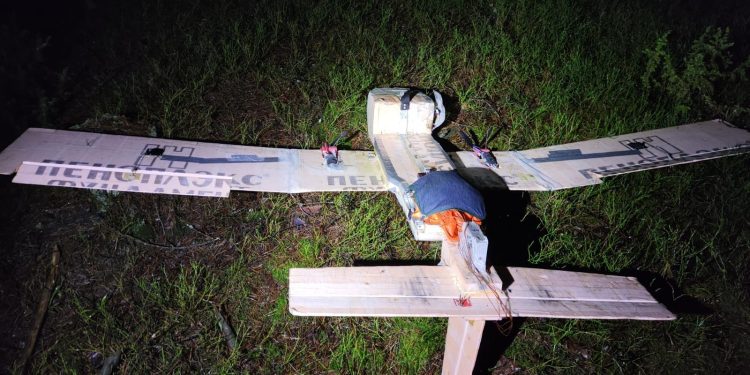 Kolejny dron do przemytu papierosów zabezpieczony 1 15 335895