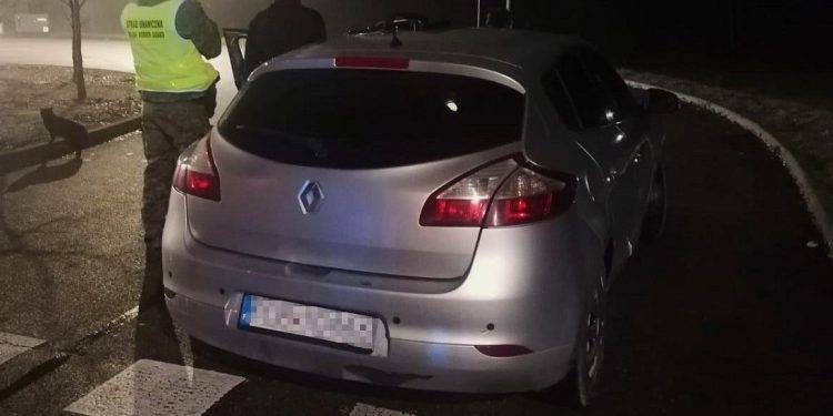 Kolejny kurier w rękach służb 1 źródło: Podlaski Oddział Straży Granicznej