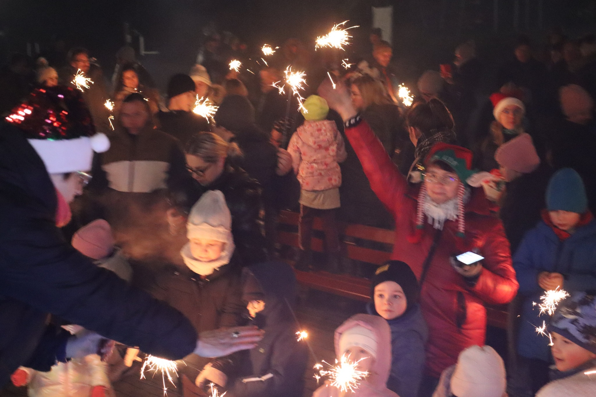 Rozświetlone Wiżajny 42 Swietlica Gminna w Wizajnach 048 1