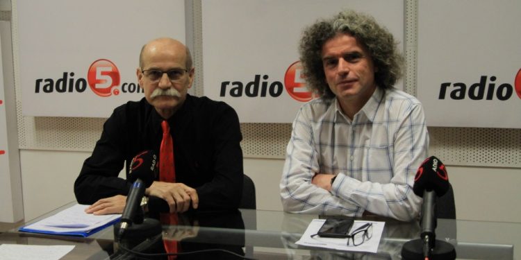 Krzysztof Wiloch oraz Ireneusz Dzienisiewicz/Fot. Radio 5