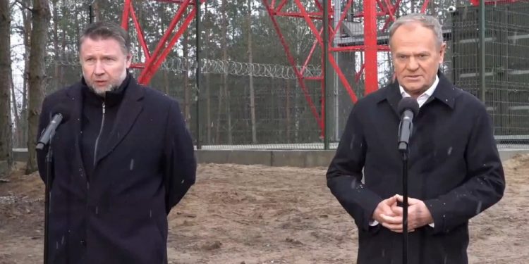 Donald Tusk i Marcin Kierwiński