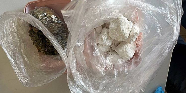 W znalezieniu narkotyków pomógł pies służbowy 1 zdj. KPP w Giżycku