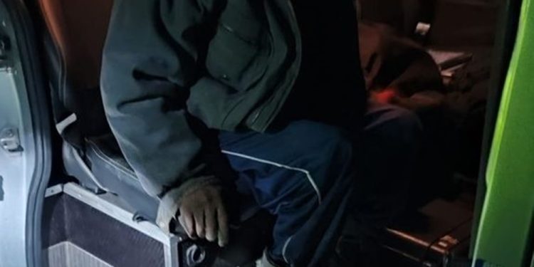 Pomoc przyszła na czas, ponieważ zareagowali świadkowie 1 Fot. KPP Gołdap