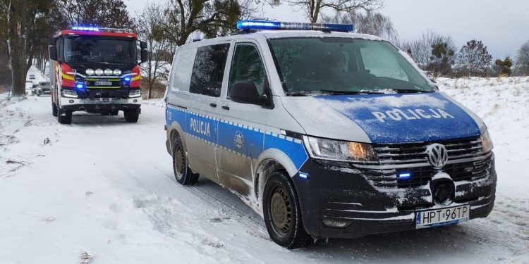 Kierowcy - noga z gazu! 1 Fot. KPP Kętrzyn