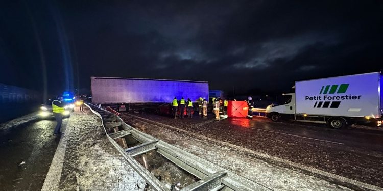 Tragiczny wypadek i mnóstwo kolizji. Wszystko przez pogodę 1 podlaska policja