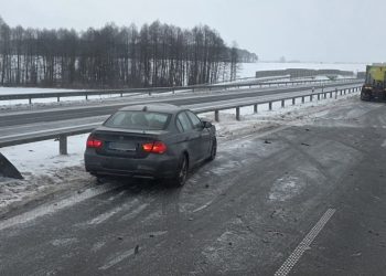 Kolizja na S61, ruch odbywa się już płynnie 5 Grajewo24.pl