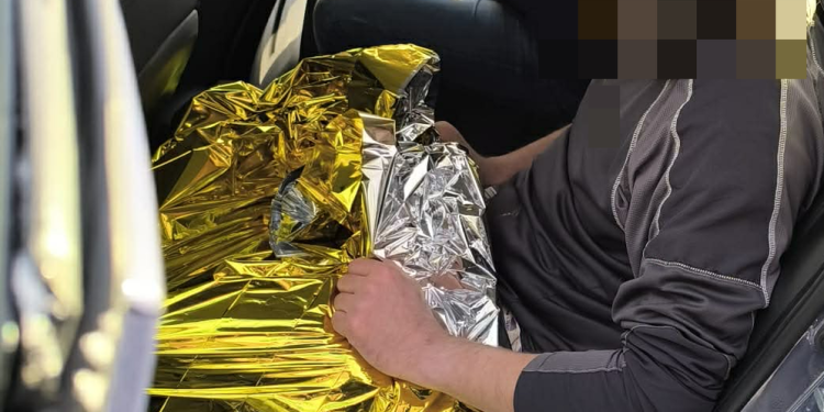 Szczęśliwy finał poszukiwań 35-latka 1 fot. KMP Suwałki