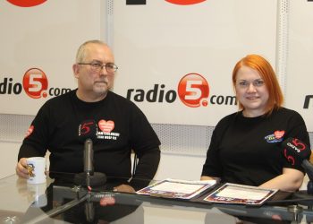 Michał Lipowski i Iza Kołowska/Fot. Radio 5