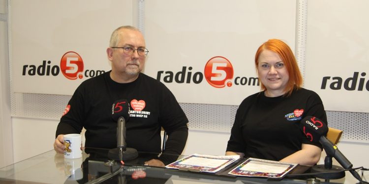 Michał Lipowski i Iza Kołowska/Fot. Radio 5