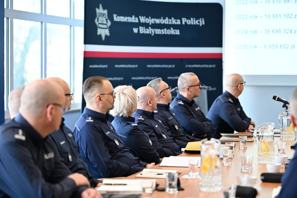 Podlaskie wśrod najbezpieczniejszych województw 1 kwp wyniki za 2025