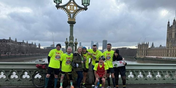 Ełczanin poprowadził bieg w Londynie 1 Fot. Krzysztof Dudzis, zdjęcie nadesłane