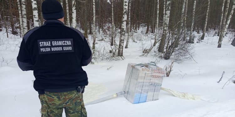 Przemyt z Białorusi przy użyciu balonów. Osiem osób w rękach Straży Granicznej 1 źródło: POSG