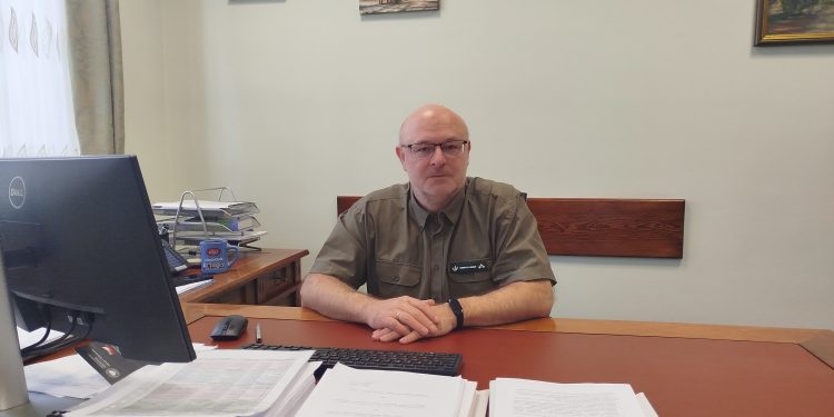 Mariusz Kimaszal, nadleśniczy Nadleśnictwa Augustów.