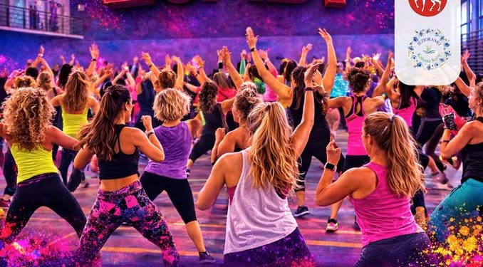 Maraton zumby w Sejnach 1 źródło: Rada Kobiet Powiatu Sejneńskiego