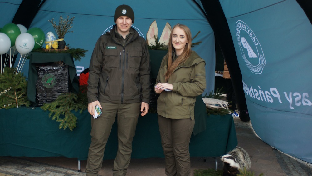 Na placu Jana Pawła II wyrosło leśne miasteczko 11 dzien lasu 10