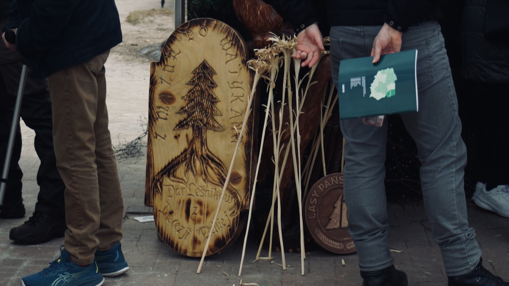 Na placu Jana Pawła II wyrosło leśne miasteczko 4 dzien lasu 3