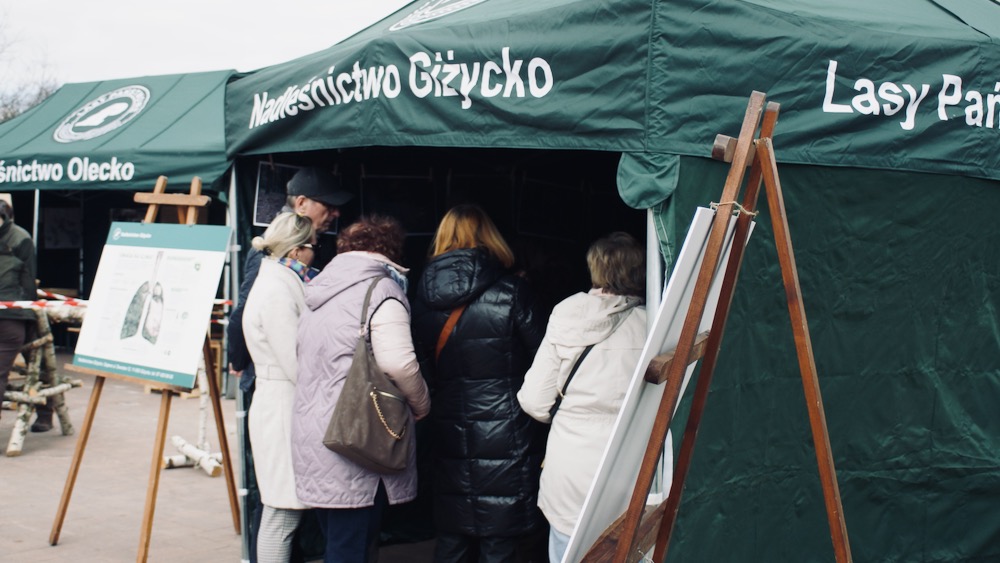 Na placu Jana Pawła II wyrosło leśne miasteczko 9 dzien lasu 8