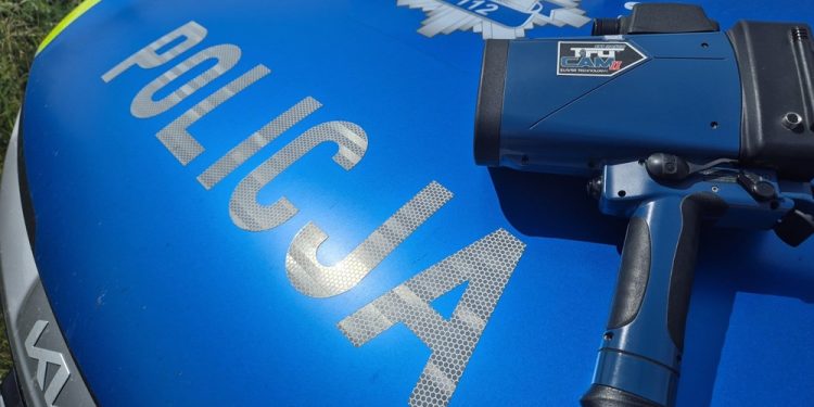 Akcja "Prędkość" na gołdapskich drogach 1 zdj. KPP w Piszu