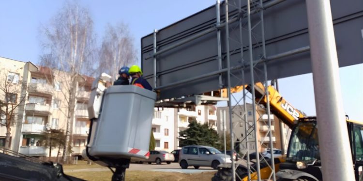 Suwałki dostosowują oznakowanie do Trasy Wschodniej 1 źródło: ZDiZ Suwałki