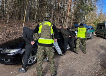 Kurierzy i migranci zatrzymani przy granicy 6 źródło; POSG