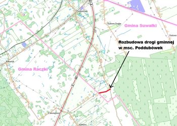 Tymczasowa zmiana organizacji ruchu drogowego w podsuwalskim Poddubówku 2 Plan orientacyjny
