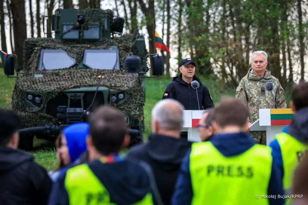 027 Prezydent Karol Nawrocki Gitanas Nauseda wizyta robocza Republika Litewska 20260506 MWB27145