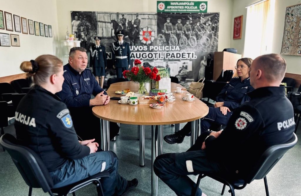 Suwalscy policjanci na Litwie