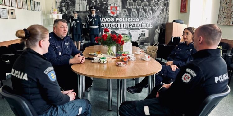 Suwalscy policjanci na Litwie