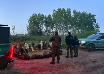 Zatrzymani po nielegalnym przekroczeniu granicy 2 źródło: POSG