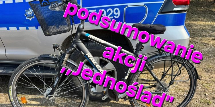 Podsumowanie akcji "Jednoślad" w powiecie piskim 1 zdj. KPP w Piszu
