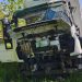 Zderzenie dwóch pojazdów ciężarowych. DK nr 63 jest zablokowana 10 Fot. KPP Pisz
