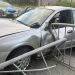 Podróż zakończył na barierkach. Kierowca nie miał uprawnień 10 zdj. KPP w Ełku