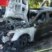 Samochód spłonął. Kierowca nie odniósł obrażeń 24 zdj. OSP Prostki