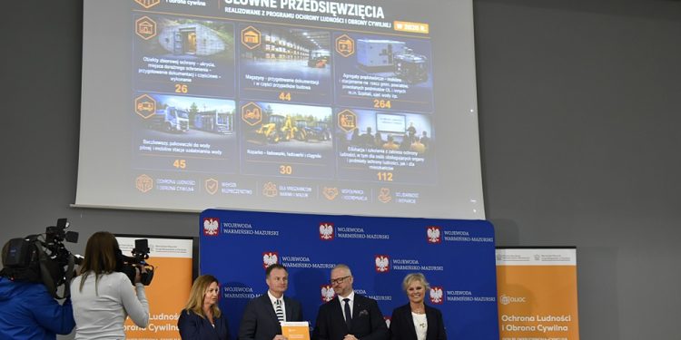 150 mln zł w ramach Programu Ochrony Ludności i Obrony Cywilnej 1 zdj. W-MUW w Olsztynie