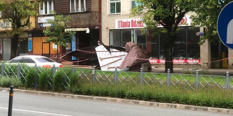 Kilkadziesiąt strażackich interwencji po ulewie w Ełku 1 zdj. Radio 5