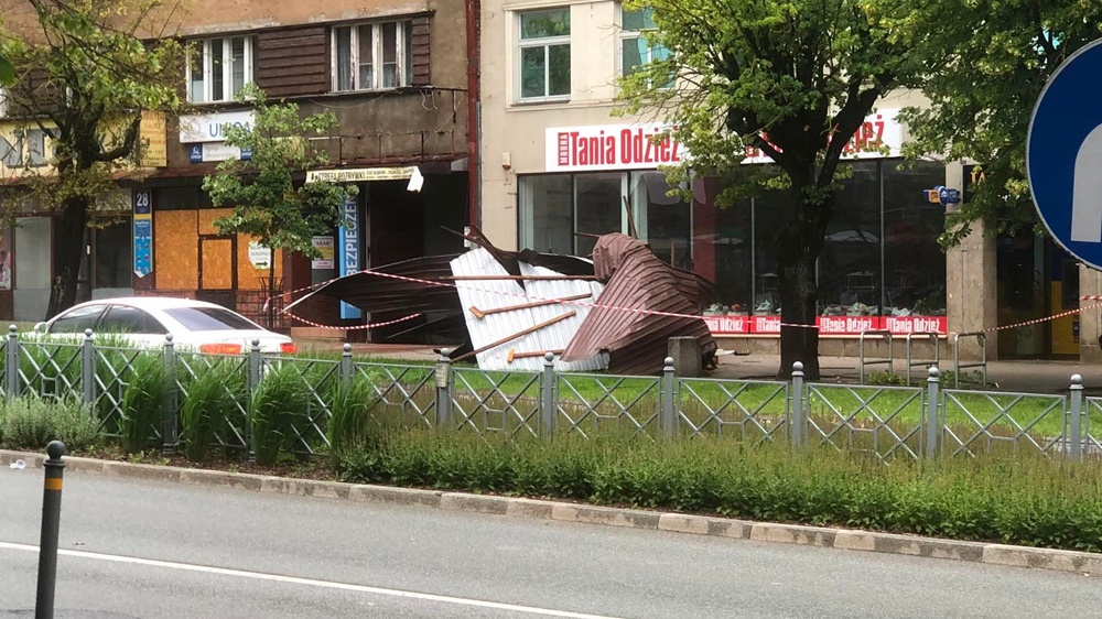 Kilkadziesiąt strażackich interwencji po ulewie w Ełku 10 po burzy 13