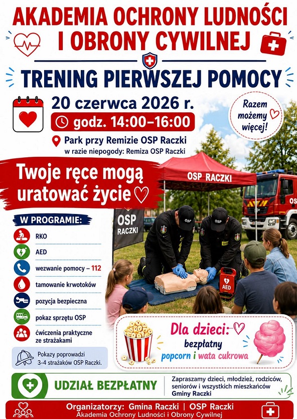 Poćwicz pierwszą pomoc 2 raczk pomocni