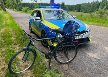 Wydmuchał 4 promile, zmienił rower i spotkał tych samych policjantów 2 Fot. FB: KPP Węgorzewo