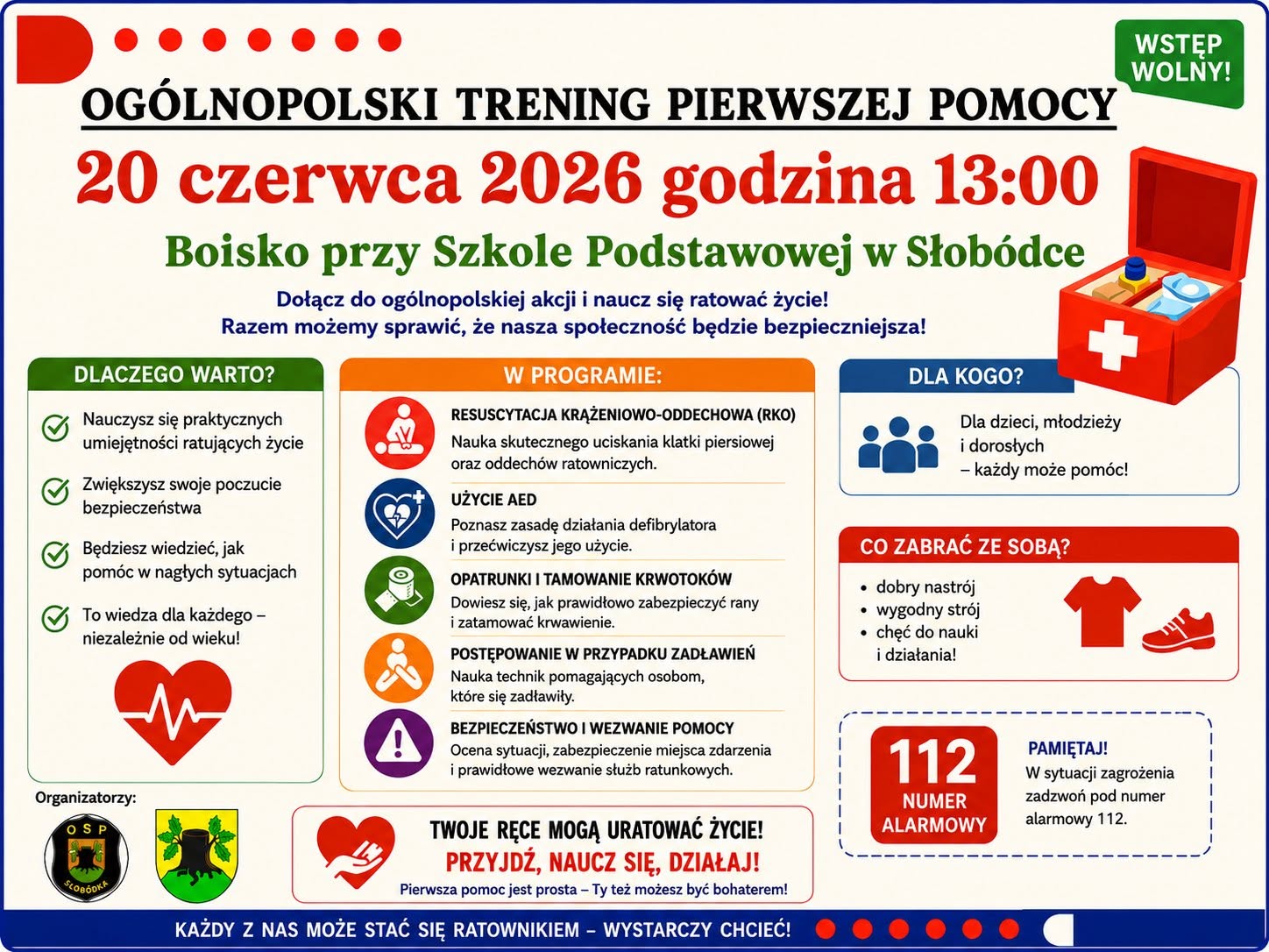 Poćwicz pierwszą pomoc 3 szypliszkki pierwa pomoc