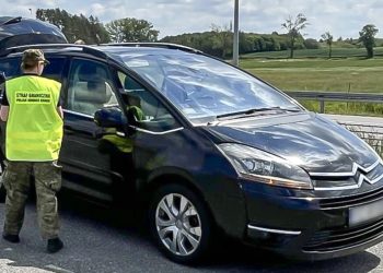 Gruziński kurier wiózł nielegalnych migrantów 2 zatrzymanie na str