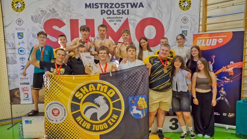 Doskonały wynik Ełczan w Mistrzostwach Polski Młodzików w Sumo 2 zdj. KLUB JUDO SHAMO ELK 1