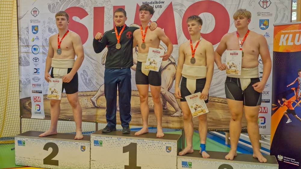 Doskonały wynik Ełczan w Mistrzostwach Polski Młodzików w Sumo 8 zdj. KLUB JUDO SHAMO ELK 5
