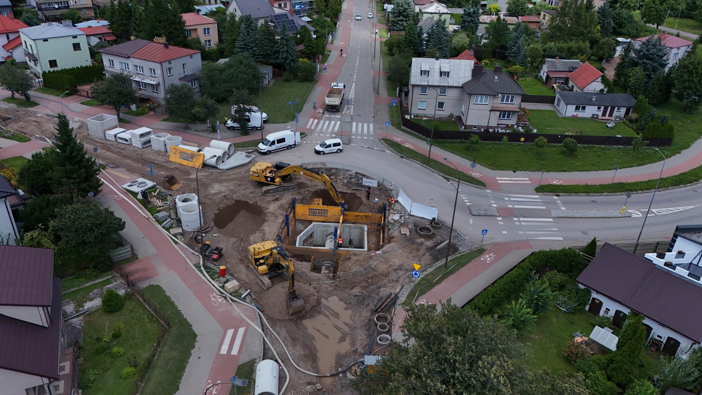 Powstaje zbiornik przy ulicy Olsztyńskiej 2 001 5