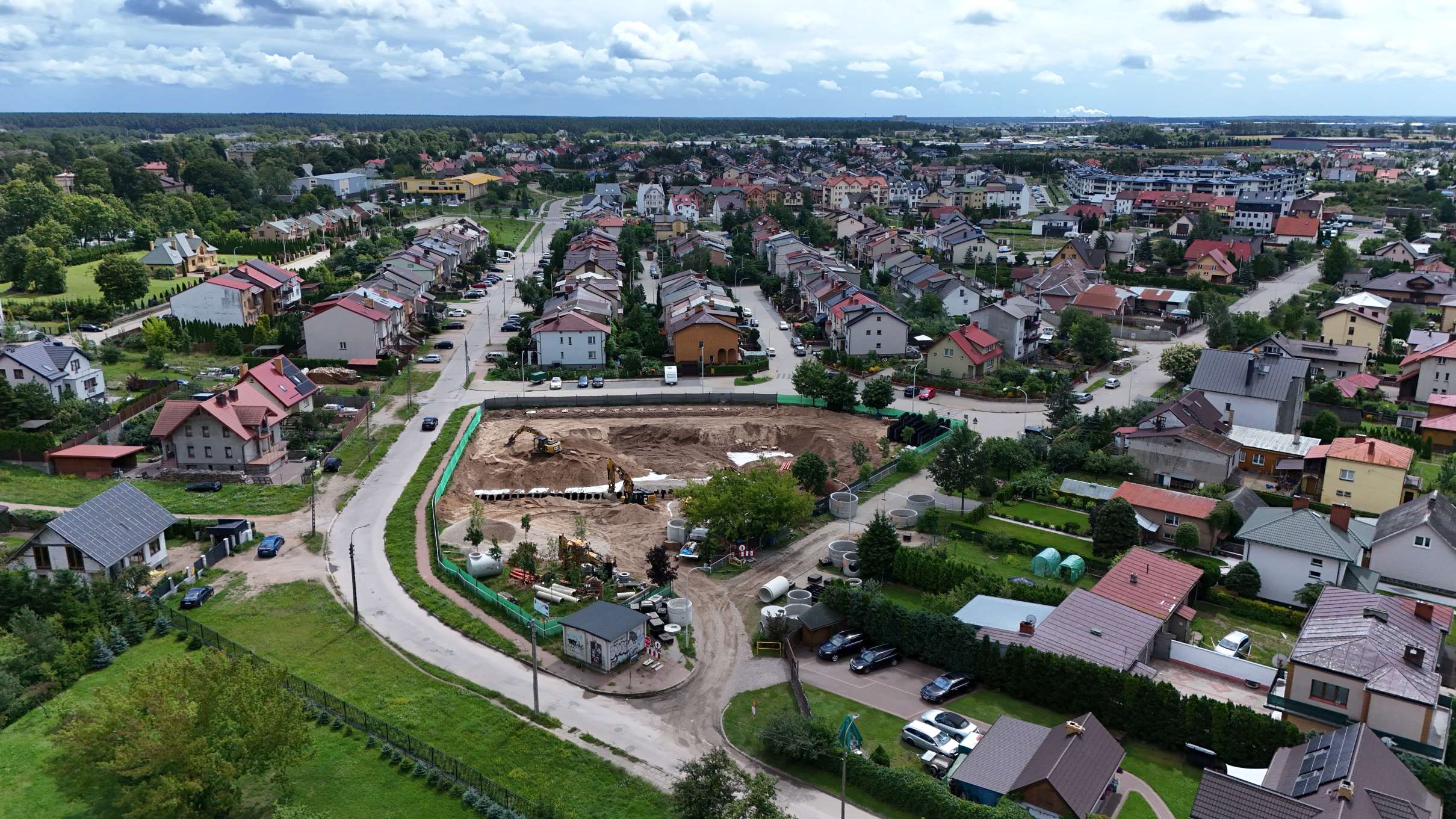 Powstaje zbiornik przy ulicy Olsztyńskiej 5 004 4