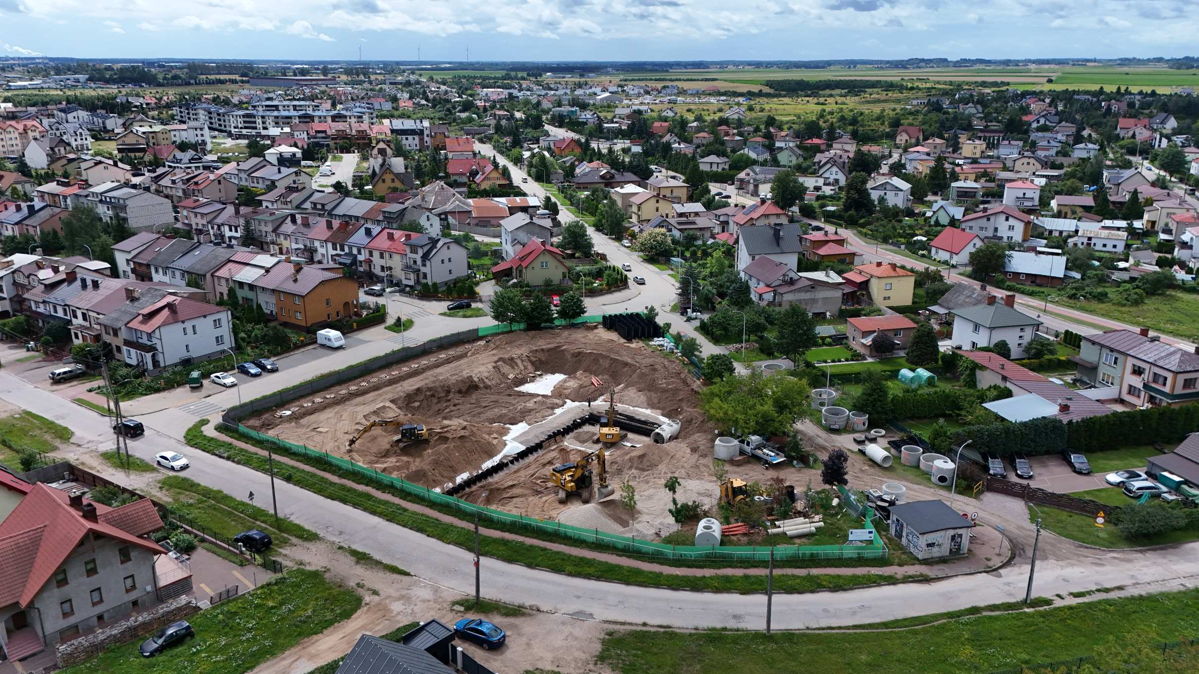 Powstaje zbiornik przy ulicy Olsztyńskiej 7 006 2