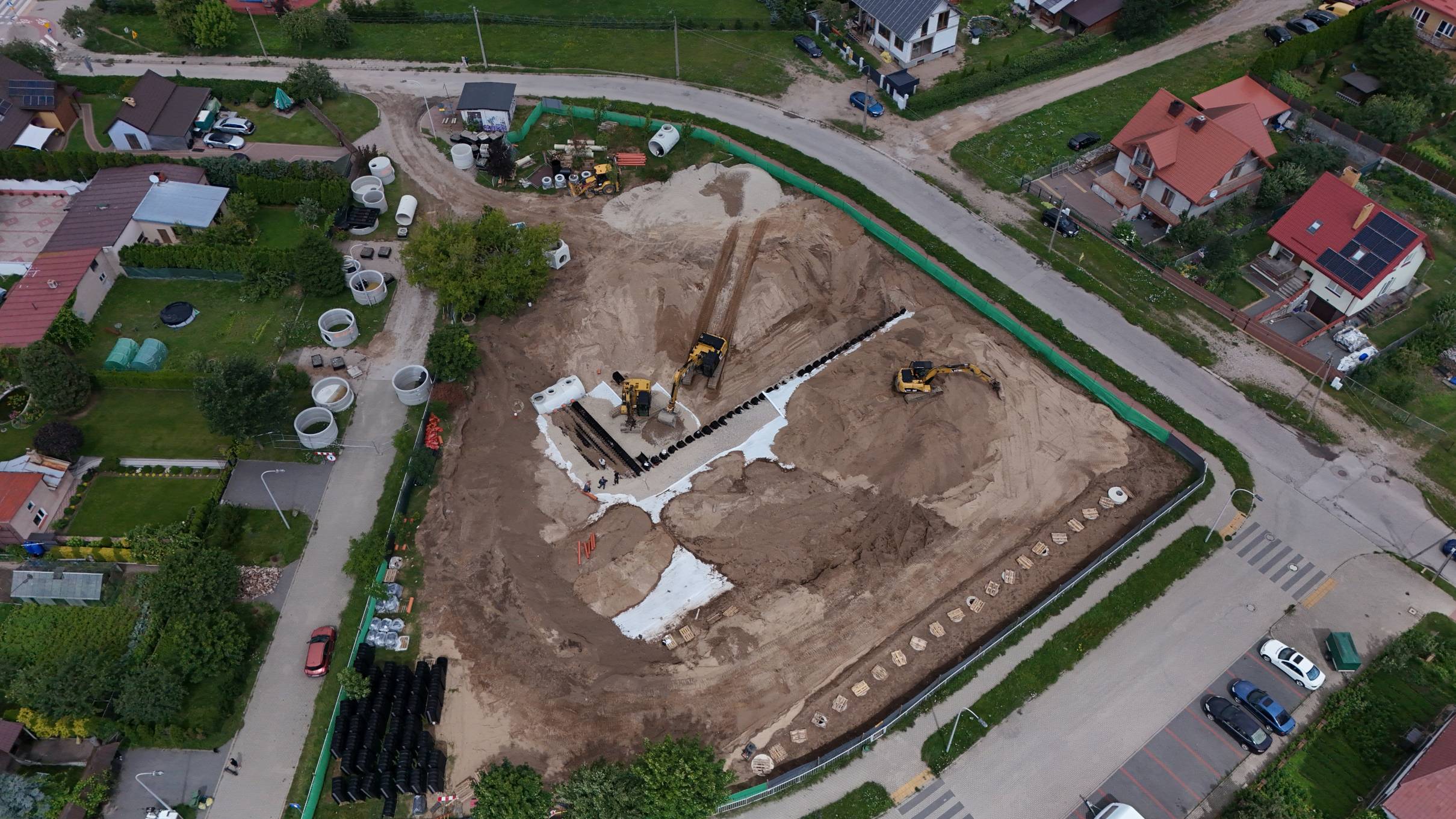 Powstaje zbiornik przy ulicy Olsztyńskiej 8 007 2