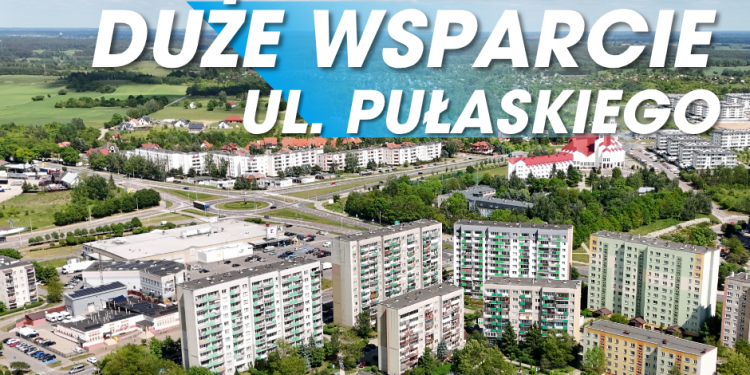 Blisko 2,8 miliona złotych na przebudowę ul. Pułaskiego 1 Źródło: UM Suwałki